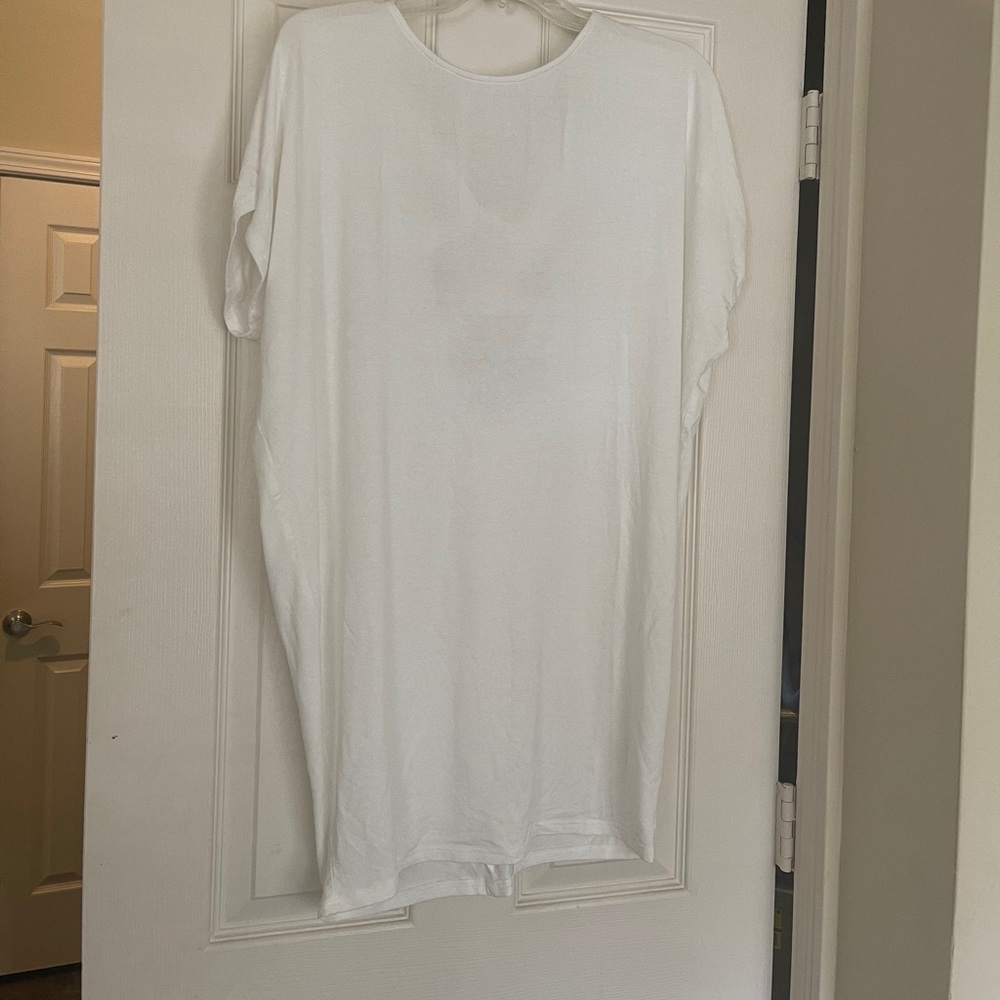 White tunic dress